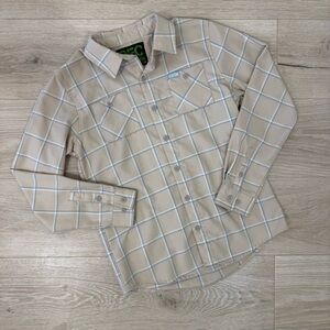 Dixxon Cream Flannel Button Down Shirt